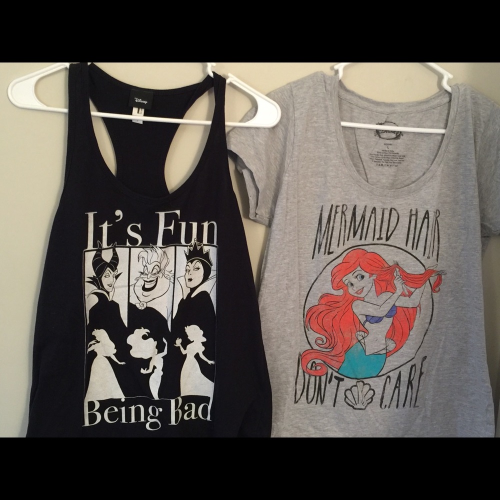 3 Disney tops!